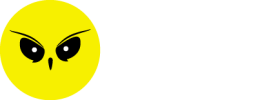 Logo da agencia otus, uma coruja amarela com os dizeres agencia otus ao lado